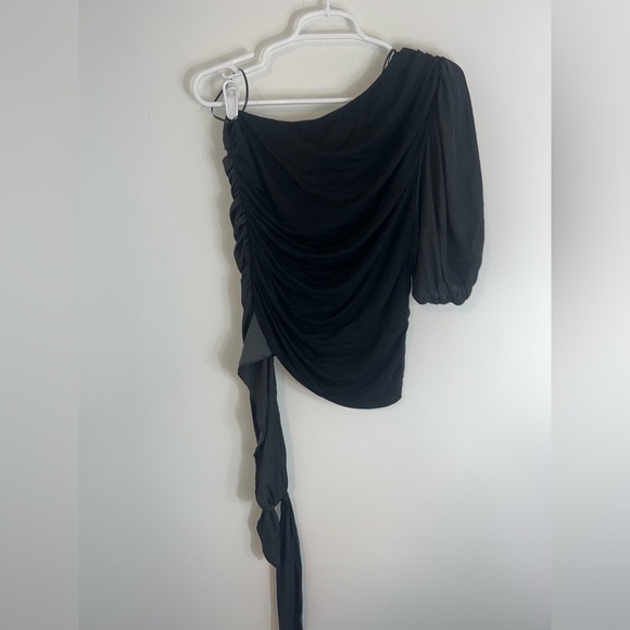 Dolan Anthropologie Ruched One-Shoulder Top size medium - Picture 11 of 11